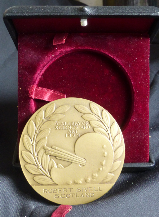 IBM recognition medal 1939 Gallery of Science & Art Golden Gate Expo SF